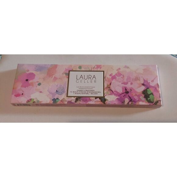 NIB~LAURA GELLER Candy Cravings~12 Multi Finish Eye~Blush~HiLiter Palette - Picture 1 of 3
